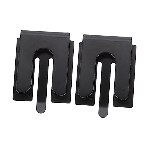 BEBEMOKO 2pcs Microphone Clip for Mount Easy Installation with Sticker Versatile Use for Car Home Office Durable Hanger for Speaker Mics