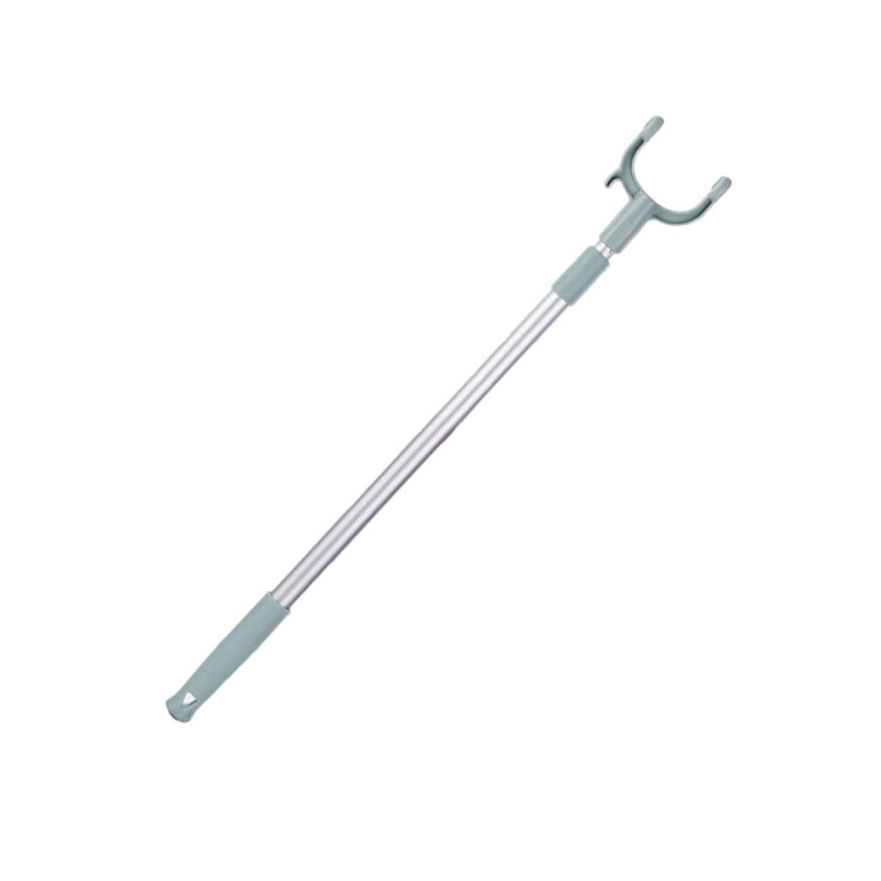 BESPORTBLE Closet Pole Closet Reacher Pole Clothing Hanger Shepherds Hook Telescoping Closet Pole Garment Poles for Closet Shelf Ceiling Closet Rod Extender Hanging