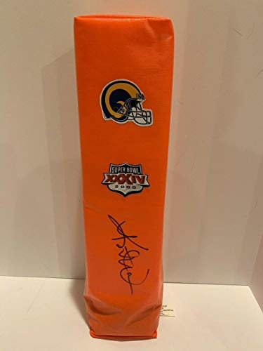 Kurt Warner Signed Touchdown Pylon St. Louis Rams Super Bowl 34 Proof - NFL Autographed Miscellaneous Items Kurt Warner Signed Touchdown Pylon St. Louis Rams Super Bowl 34 Proof - NFL Autographed Miscellaneous Items