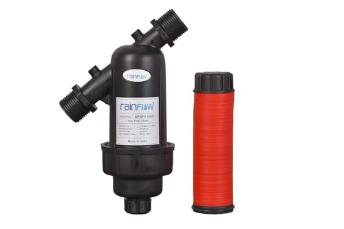 Rainflow Disc Filter for R.O. Filter, Garden Lawn, Drip irrigation filter, Home or Apartment Water Tank (1 Inch)-120 Mesh/130 Micron | 6 Months Warranty | Made In INDIA