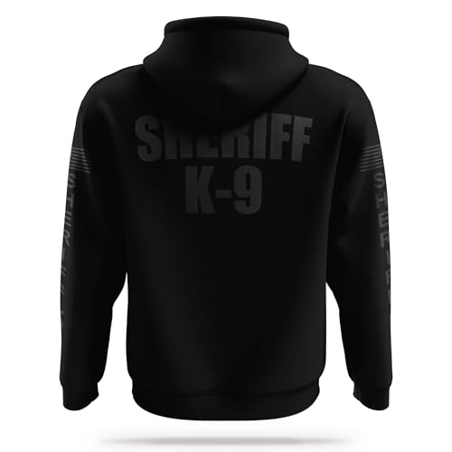 SHERIFF K9 Performance Hoodie - USA Patriotic Apparel - 100% Polyester for Odor Free, Moisture-Wicking Quick Dry Comfort2