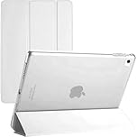 For iPad Air 2nd Generation (2014) A1566 A1567 Smart Magnetic Case Stand Cover with Automatic Wake/Sleep - iPad Air 2 (White)