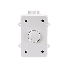 Monoprice 108240 RMS 100W Outdoor Speaker Volume Controller, White