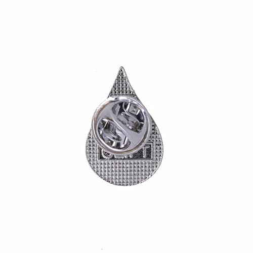 Jim Clift Design Water Drop Enamel Lapel Pin - 50 Count