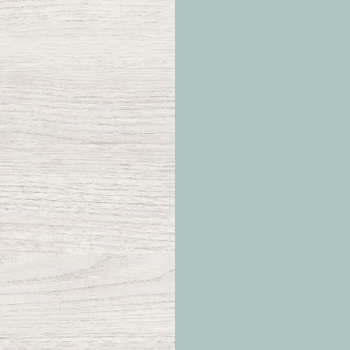 Variante de Habitdesign armario dormitorio 200x90x52 cm Blanco Alpes y Verde Acqua