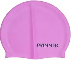Touca De Natação Silicone Lisa Impermeável Macia Confortável
