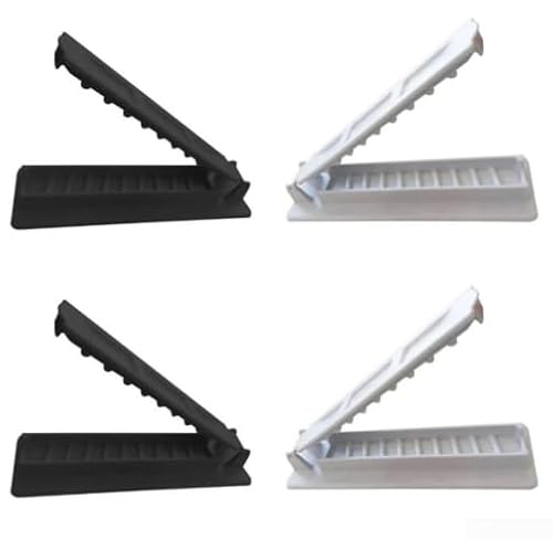 Juego de 4 pinchos de carne manuales reutilizables con moldes de plástico para barbacoa y reuniones de parrilla al aire libre