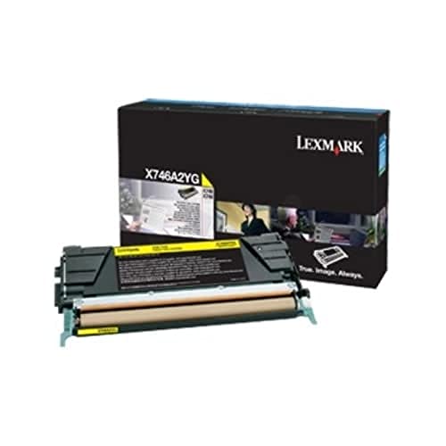 Lexmark X746A3 toner jaune d'origine pour matériel informatique couleur