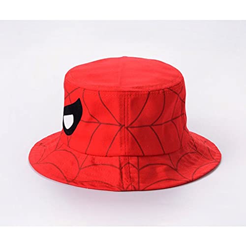 Focnigo Children's Superhero Hat Toddler Boys Girls Travel Beach Sun Hat Bucket Hat For Kids 2-5Years（Red） #TOP4