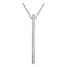 Produktbild SOFIA MILANI - Damen Halskette 925 Silber - mit Zirkonia Steinen - Stab Anhänger Lang - 50125