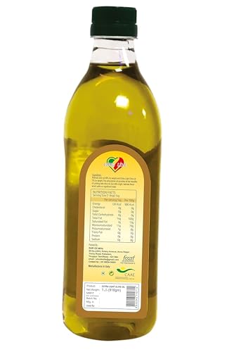 Image of Long Live Extra Light Olive Oil, First Cold Pressed,(Imported from Italy) -1 Ltr Pack of 2