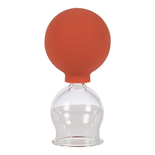 HQ Massage Glas-Schröpfen mit Saugball Feuerlos 3/4 / 5 cm (3cm)