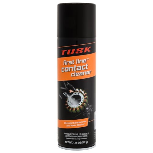 TUSK First Line Contact Cleaner 13.5 oz – Fast-Drying Electrical Contact & Parts Cleaner for Motorcycles, UTV/ATV, Automotive, and Powersports Maintenance