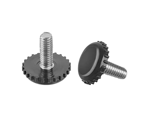 Anwenk Stainless Steel Patio Furniture Leveling Feet 1/4-20 Screw In Threaded Outdoor Furniture Levelers Adjustable Table Chair Levelers Feet Glides For Chairs Tables Cabinet Patio Furniture- 8 Pack #TOP6