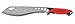 Produktbild Gerber Machete mit Nylon-Scheide, Klingenlänge: 22,9 cm, Versafix Pro, Edelstahl, Rot, 30-001605