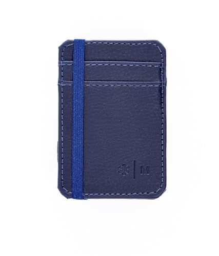 Carteira masculina moderna mágica comporta dinheiro CNH minimalista marca Maktub