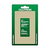 Lutron CW-1-IV Claro 1-Gang Wallplate (1 Pack), Ivory