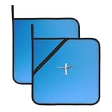 Rangement : les tapis isolants thermiques disposent de boucles de suspension pratiques sur les côtés, ce qui leur permet d'être accrochés aux crochets de cuisine ou aux poignées de porte de four après utilisation, ou bien rangés dans les tiroirs, gardant facilement la cuisine bien rangée et organisée.