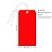 SmartSign Blank Red Shipping Tags with Wires | 6.25