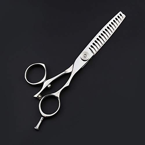 Ciseaux de coiffure 6 pouces et ciseaux sculpteurs argentés