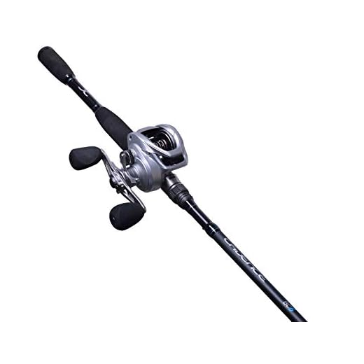 Cadence BC6 Baitcasting Combo, 6.6/7ft Medium Rod & Reel Combo, 24 Ton Carbon Rod, 2 Piece Blank Split Design,Aluminum Main Gear Reel,Magnetic Brake,20lbs Carbon Fiber Drag Fishing Baitcaster Combo