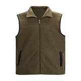 LBL Weste Herren Winter Leichte ärmellose Jacke Thermo Weste Fleeceweste...