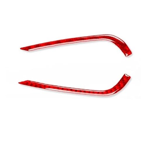 Embellecedor de volante para Veloster 2019-2023: protección y estética deportiva Carbon Red