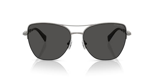 Lunettes MICHAEL KORS avec finition de haute qualité gunmetal shiny 57 mm