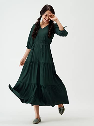 Image of AASK Women Fit and Flare Dress