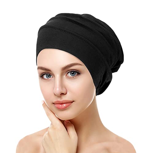 VUCDXOP Femmes Casquettes Turban Bandana Turban Chemo Cancer Bonnet Hijab Bandanas Écharpe Chapeau Musulman Chapeau Capuchon de Chimiothérapie Cover