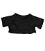 Black T-Shirt Teddy Bear Clothes Fits Most 14