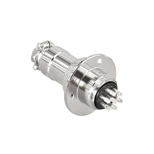Conector GX20 de 7 pines para solucionar desconexiones accidentales en maquinaria