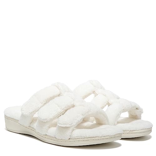 Vionic Adjustable Open-Toe Slipper with Orthotic Arch Support - Indulge Snooze2