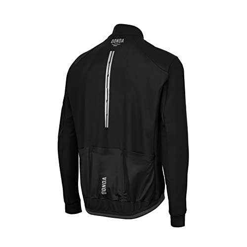 Giacca da uomo - Impermeabile Running Walking Warmer Zip Up Jacket per gli uomini - Torrential Jacket Nero