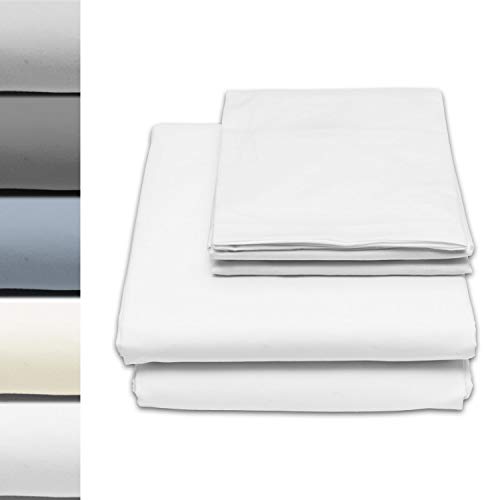 TrapposHome Juego de Sábanas Lisas Algodon Cover