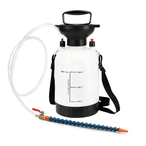 KAERKA 3L Manual Transmission Fluid Pump Kit – with Hose & Flexible Nozzle for Gear Oil & Differential Service – Use on Cars, Trucks, Marine Engines