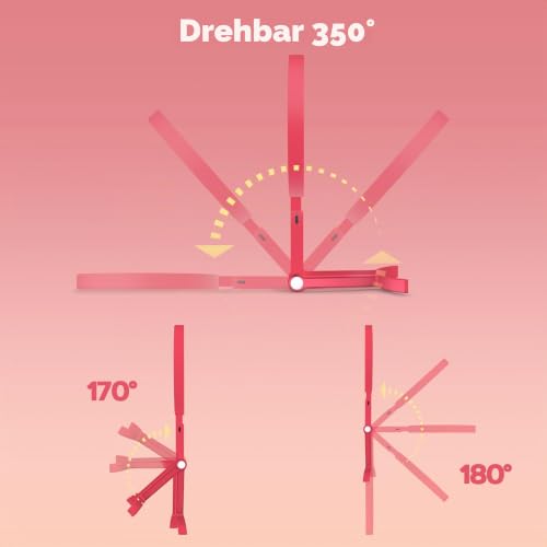 B Beauty Planet 30X/1X Vergrößerungsspiegel mit Licht, Höhenverstellbarer Schminkspiegel mit Beleuchtung… – Ansicht 4