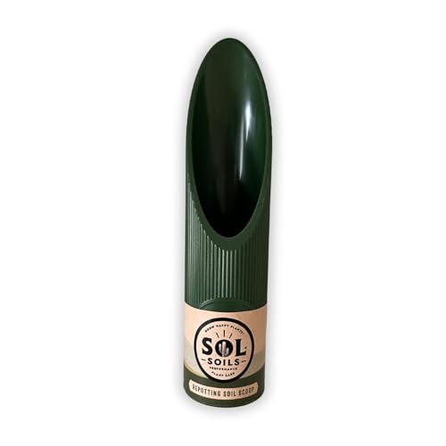 Sol Soils Granola Guys Scrumptious 8 Small Scoop for Transplanting Potting Repotting & Plant Care Durable Gardening Tool for Soil Sand & More