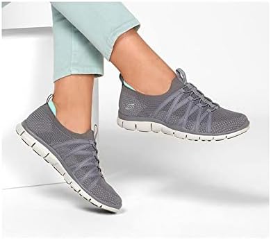 Skechers Women's Gratis-Chic Newness Sneaker, Char=Charcoal, 7.5 | Image 4