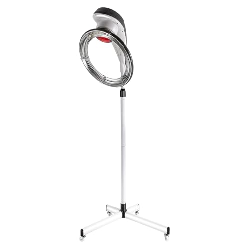 PLITEDDE Professional Stand Hair Dryer Multifunctional Orbiting Rotating Hair Processor with Adjustable Height and Angle for Home Beauty Salons and Hair Salons (Grey)