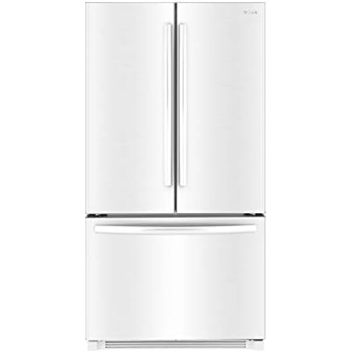 Winia WRFS26ABWD French Door Non-Dispenser Refrigerator, 26.1 Cu.Ft, White
