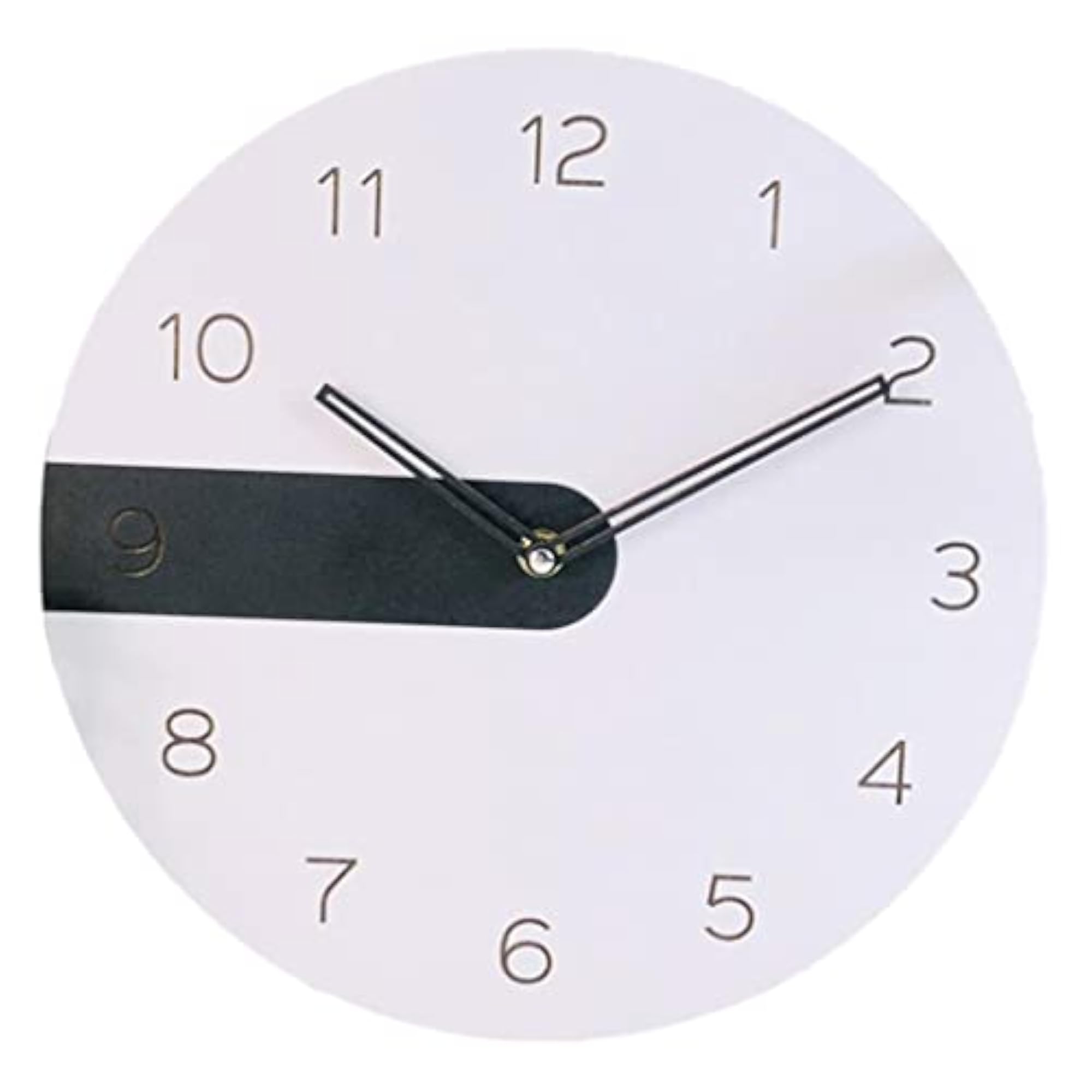Silent Wooden Pointer Digital Wall Clock for Home Decor