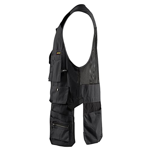 Blaklader Men's RipStop Kangaroo Mesh Work Vest with Utility Pockets3