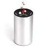 Gindecon Waterless Essential Oil Diffuser, Portable Waterless Rechargeable Travel Aromatherapy Diffuser, Essential Oil Diffuser for Home, Office, Car, 1/2/3H/Continuous 3 Steps Atomisation, (Silver)