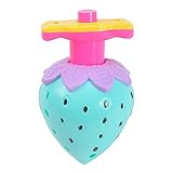 Rianpesn Drehendes Leuchtspielzeug | Neuartige Kreisel - Gyro Toys Erdbeerform, Beleuchtungsrotation, Erdbeerform, glatt, gratfrei, für Spielhaus, Zuhause, Kinderzentrum