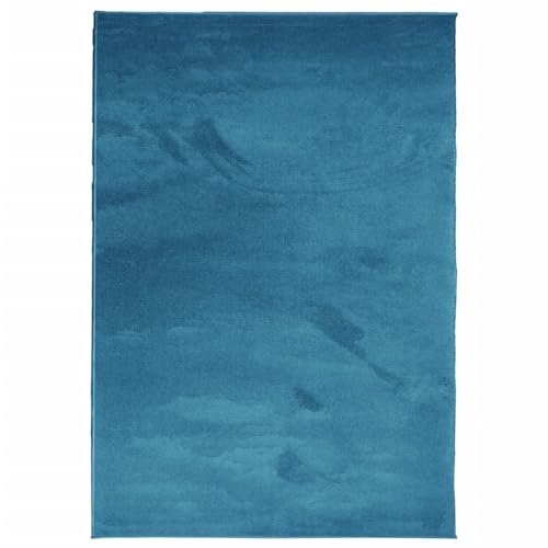 vidaXL Teppich, Wohnzimmerteppich Kurzflor Modern, Bodenteppich Flauschig Weich, Pflegeleicht Teppich für Wohnzimmer Schlafzimmer, Türkis 200x280 cm