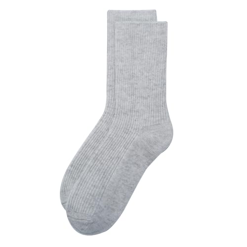 Image of MELUSA Wool Cashmere Socks for Women, Super Soft Warm Cozy Winter Gift Crew Socks