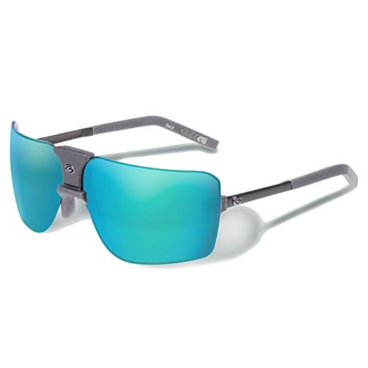 Gargoyles Men's 85's Shield Sunglasses, Matte Gunmetal/Blue, 66mm