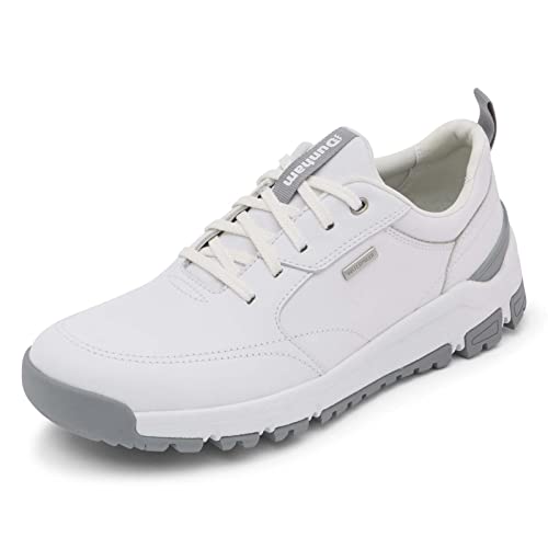 Dunham Men's Glastonbury Ubal Ii Sneaker, White Leather/Suede, 15 UK