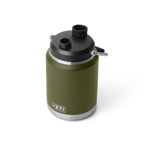 Image of YETI Rambler Half Gallon Jug 2.0, Vacuum Insulated, Leakproof, Stainless Steel with MagCap, Olive